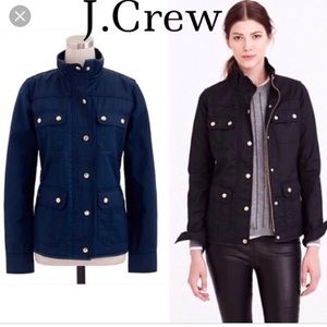 J Crew Field Jacket  szM navy